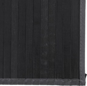 vidaXL Χαλί Ορθογώνιο Γκρι 80 x 300 εκ. Μπαμπού