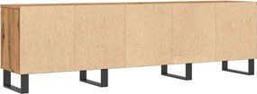 vidaXL Έπιπλο Τηλεόρασης τεχνίτης Δρυς 150x30x44,5 εκ.