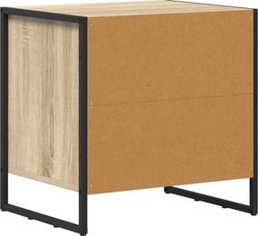 vidaXL Κομοδίνο Σονόμα 50 x 39.5 x 50 εκ. Επεξεργασμένο Ξύλο
