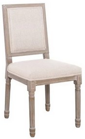 Καρέκλα Jameson Square Ε755,1 45x53x95cm Ecru Σετ 2τμχ Ξύλο,PU