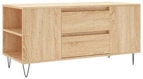 vidaXL Τραπεζάκι Σαλονιού Sonoma Δρυς 102x44,5x50 εκ. Επεξεργ. Ξύλο