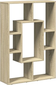 vidaXL Βιβλιοθήκη Sonoma Δρυς 63x20x90 εκ. από Επεξεργασμένο Ξύλο