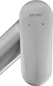 BRUNO μπαταρία νιπτήρα M11570-235C, αναμεικτική, ασημί