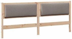 vidaXL Κεφαλάρι Άλλο Καφέ 180 cm Μασίφ ξύλο πεύκου