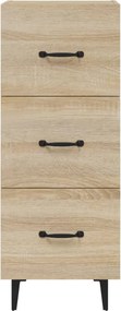vidaXL Ντουλάπι Sonoma Δρυς 34,5x34x90 εκ. από Επεξεργασμένο Ξύλο