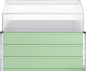 vidaXL Γλάστρα Παραλλαγή Παστέλ Πράσινο 100 x 100 x 77 cm