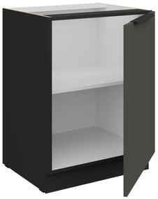 Επιδαπέδιο ντουλάπι Arianna 60 D 1F BB-Γκρι