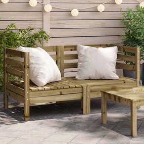 vidaXL Corner Sofa 2 τμχ. Treated pinewood under high pressure