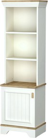 Βιβλιοθήκη Κρεμ / Δρυς GESOR 49x27.3x164