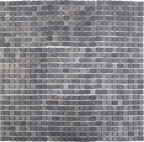 vidaXL Πλακίδια Μωσαϊκού Γκρι 30 x 30 cm Μάρμαρο
