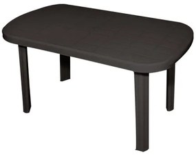 Garden table Otto PP Anthracite 84x142x72 εκ.