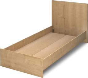 Κρεβάτι Troy Megapap χρώμα φυσικό οξιάς 100x200εκ.