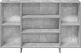 vidaXL Ντουλάπι Γκρι Σκυροδέματος 120x30x75 εκ. Επεξεργασμένο Ξύλο
