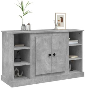 vidaXL Μπουφές Γκρι Σκυροδέματος 100x35,5x60 εκ. Επεξεργασμένο Ξύλο