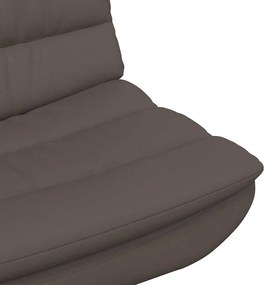 vidaXL Περιστρεφόμενη καρέκλα Καφέ 63 x 75 x 76 εκ Λαμπερό PU