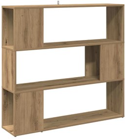 vidaXL Ντουλάπι βιβλίων/διαχωριστικό δωματίου Artisan Oak 100x24x94 cm
