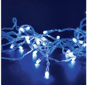 Λαμπάκια Σειρά 100 LED 5cm Μπλε Επεκτεινόμενα IP44 3μ Διάφανο Καλώδιο X08100621 ACA-X08100621-Διάφανο X08100621
