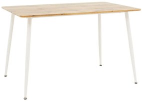 Τραπέζι Cuba 127-000139 120x80x75cm Natural-White