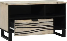 vidaXL Μονάδες TV 80 x 33 x 46 εκ Λευκό Επεξεργασμένο Ξύλο