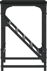 vidaXL Παπουτσοθήκη Μαύρη 60 x 30 x 45 εκ. από Επεξεργασμένο Ξύλο