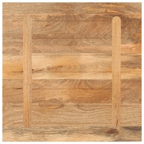 vidaXL Επιφάνεια Τραπεζιού Τετράγωνη 80x80x2,5 εκ. Μασίφ Ξύλο Μάνγκο