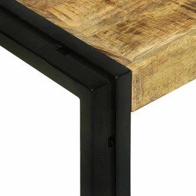 vidaXL Τραπέζι Σαλονιού με Στηρίγματα 3 pcs Καφέ και Μαύρο