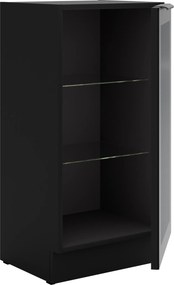 Επιδαπέδια βιτρίνα Universal 40 DW 1F BB-Μαύρο