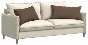 vidaXL Μαξιλάρι Καναπέ 2 pcs Καφέ 80 x 40 cm ύφασμα