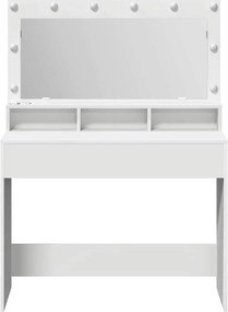 vidaXL Τραπέζι περιποίησης Λευκό 100 x 41 x 135 εκ. Επεξεργασμένο ξύλο