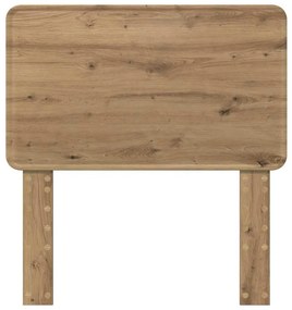 vidaXL Κεφαλάρι με κεφαλάρι Artisan Oak 75 cm Επεξεργασμένο ξύλο