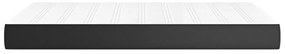 vidaXL Στρώμα με Pocket Springs Μαύρο 120x200x20 εκ. Συνθετικό Δέρμα