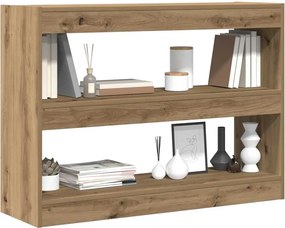 vidaXL Βιβλιοθήκη 2 επιπέδων 100 x 30 x 72 εκ Επεξεργασμένο ξύλο