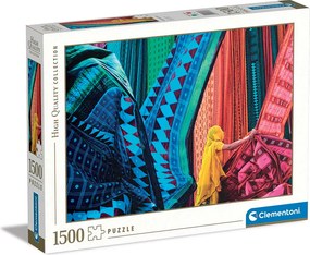 Clementoni Παζλ High Quality Collection Πολύχρωμα Κυμματιστά Υφάσματα 1500 τμχ