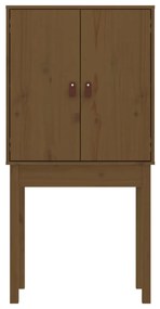 vidaXL Ντουλάπι Ψηλό Καφέ Μέλι 60x40x120 εκ. από Μασίφ Ξύλο Πεύκου