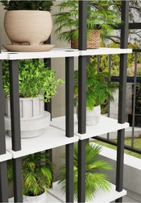 Stewehome Πολυόροφος σταντ για γλάστρες με ράφια από μελαμίνη σε στυλ μοντέρνο