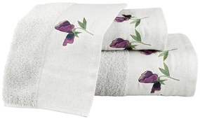 Πετσέτες Σετ 3ΤΜΧ Sweet Pea - 70 x 140 / 50 x 90 / 30 x 50 cm - Εκρού - Borea