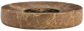 Σαπουνοθήκη AH-BA24121 Φ11x2cm Marble Brown Andrea House Μάρμαρο