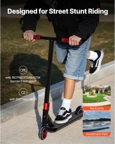 VEVOR Stunt Scooter Street Trick Scooters for Kids Adults Double Layer Deck