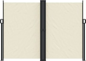 vidaXL Σκίαστρο Πλαϊνό Συρόμενο Κρεμ 180 x 1200 εκ.