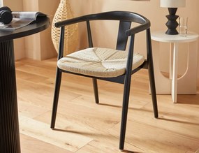 ΚΑΡΈΚΛΕΣ &amp; ΠΟΛΥΘΡΌΝΕΣ ATMOSPHERA YAMATO BLK WOOD DIN ARMCHAIR
