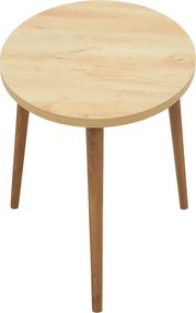Τραπέζι σαλονιού Barton pakoworld sonoma-καφέ 90x45x40εκ