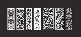 Intra απο ξύλο plywood 3mm-4mm πάχος - Συλλογή CNC διανυσματικά μοτίβα τέχνης Δίασταση 30x30 cm Intraeaxys-ro6lpqox