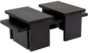 Τραπέζι Σαλονιού Sanctuary 241NRD1221 110x45x41,5cm Black