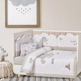 Κουβερλί Βρεφικό 4937 Beige-Olive Das Home 110x150cm Microfiber