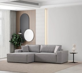 Corner Sofa-Bed Pırlo Corner Left - Light Grey Light Grey