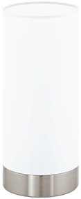 Φωτιστικό Επιτραπέζιο Pasteri 95118 White Eglo Metal, Fabric