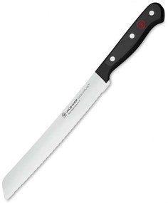 Μαχαίρι Ψωμιού Gourmet 1035045720 20cm Black Wusthof Stainless Steel