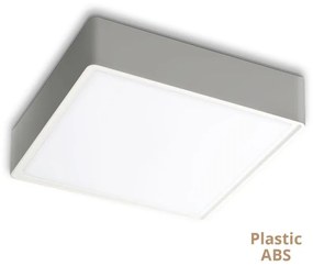 Πλαφονιέρα Ασημί L:300X300 Donousa - 4209300 - 21W - 50W - 4209300