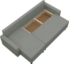 Γωνιακός καναπές Brick-Mauro - 238.00Χ123.00Χ79.00cm