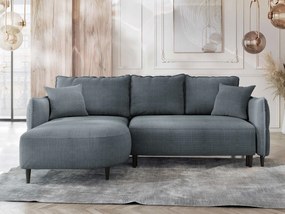 Γωνιακός καναπές Sycylia-Gkri Skouro-Αριστερή